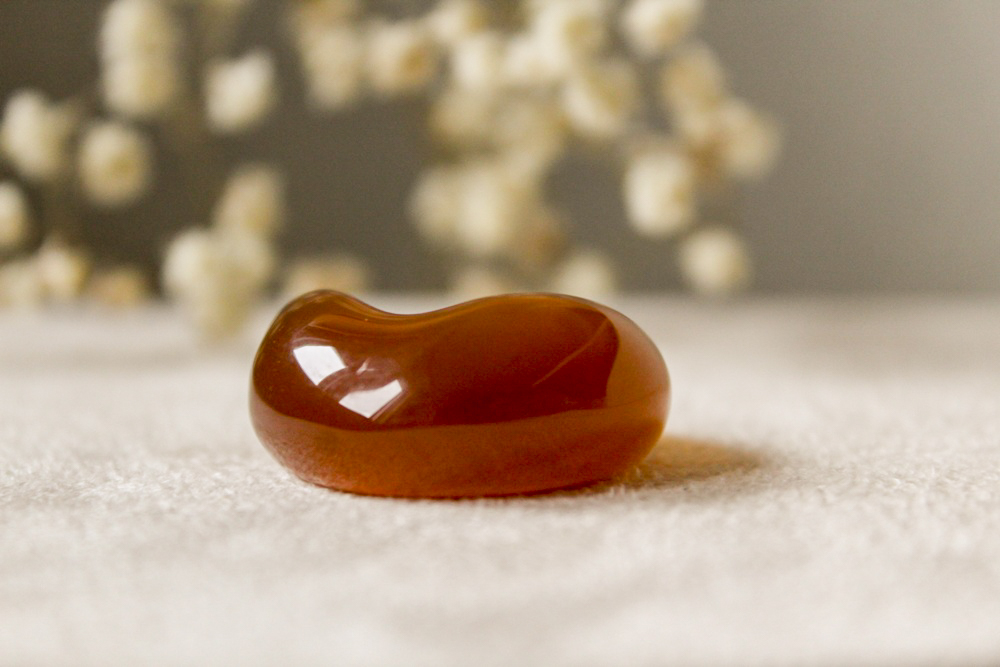 Brązowy pierścionek jesienny