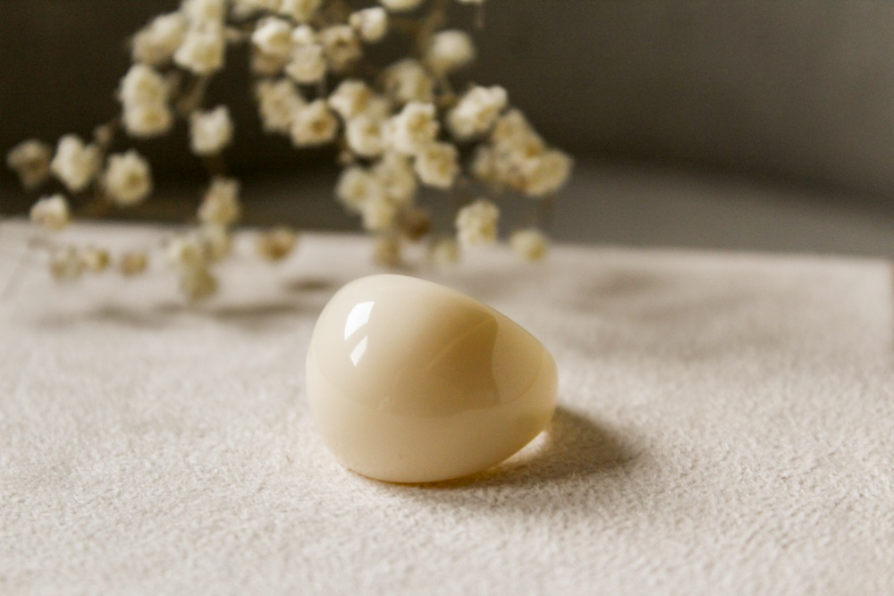 Jesienny mleczny pierścionek - obrazek 4